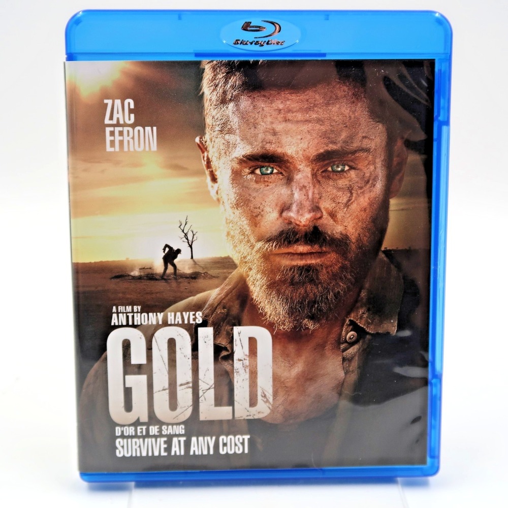 Gold Blu-Ray 2021 Zac Efron Anthony Hayes Survival Thriller Movie